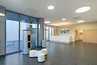 Empfangsgebäude, Ahlen, Reflex Winkelmann GmbH